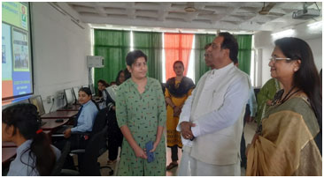 VISIT OF SH. VINOD CHAMOLI AND NANDINI SHARMA